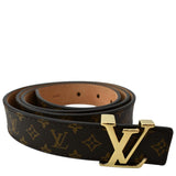 Louis Vuitton Mini 25MM Monogram Canvas Belt Brown