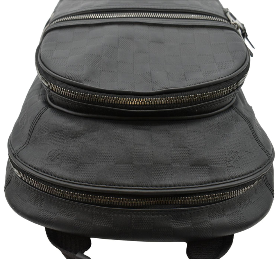 Louis Vuitton Michael Damier Infini Leather Backpack Bag Black
