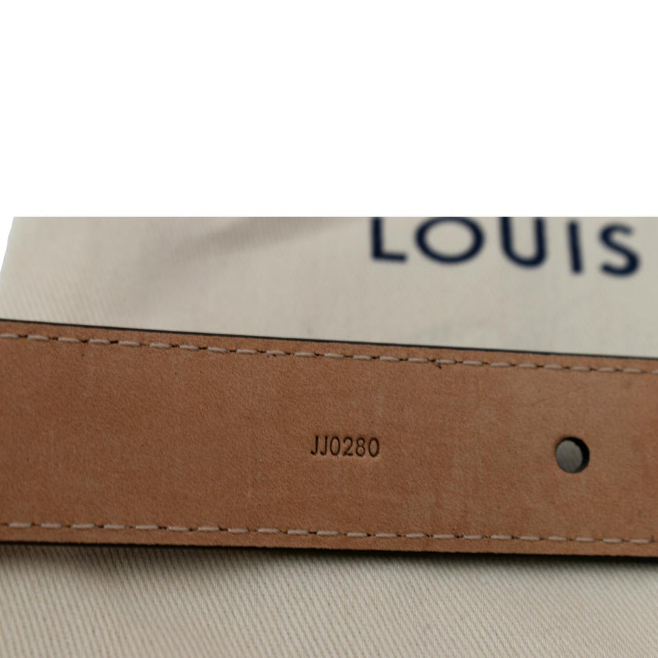 Louis Vuitton Mini 25MM Monogram Canvas Belt Brown
