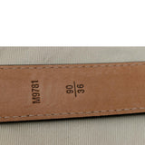 Louis Vuitton Mini 25MM Monogram Canvas Belt Brown