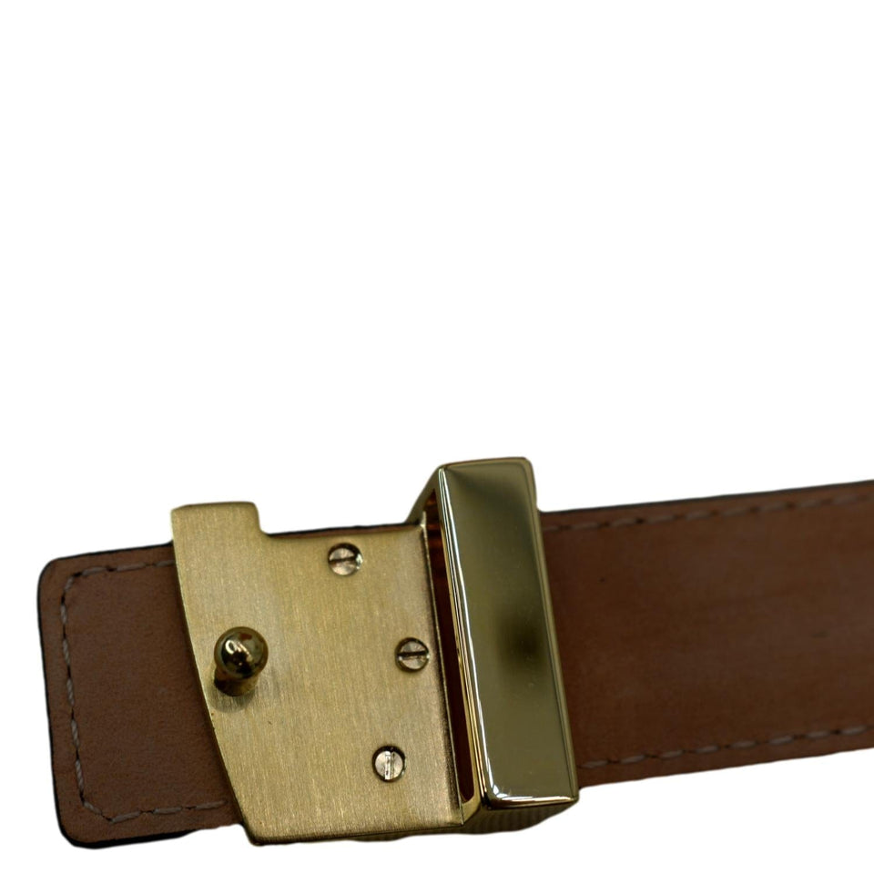 Louis Vuitton Mini 25MM Monogram Canvas Belt Brown