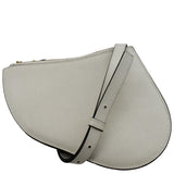 Christian Dior Women Dior Saddle Trio Leather Crossbody Pouch Bag White