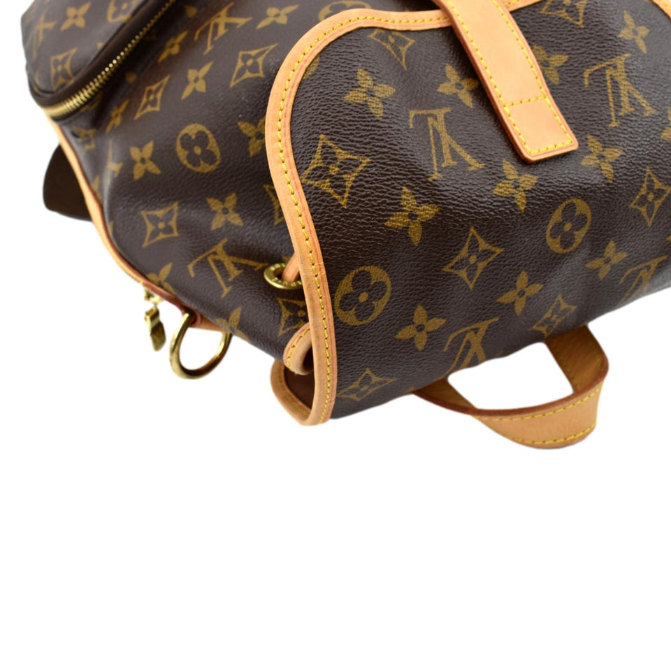 Louis Vuitton Sac A Dos Bosphore Monogram Canvas Backpack Bag Brown