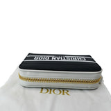 Christian Dior Small Vibe Voyageur Calfskin Leather  Holder Blue