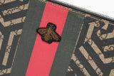 Gucci Bee Clutch in GG Supreme Canvas