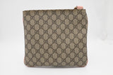 Gucci Crossbody in GG Supreme Canvas and Pink Patent Leather