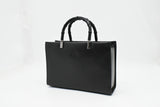 Gucci Bamboo Handbag in Black Leather