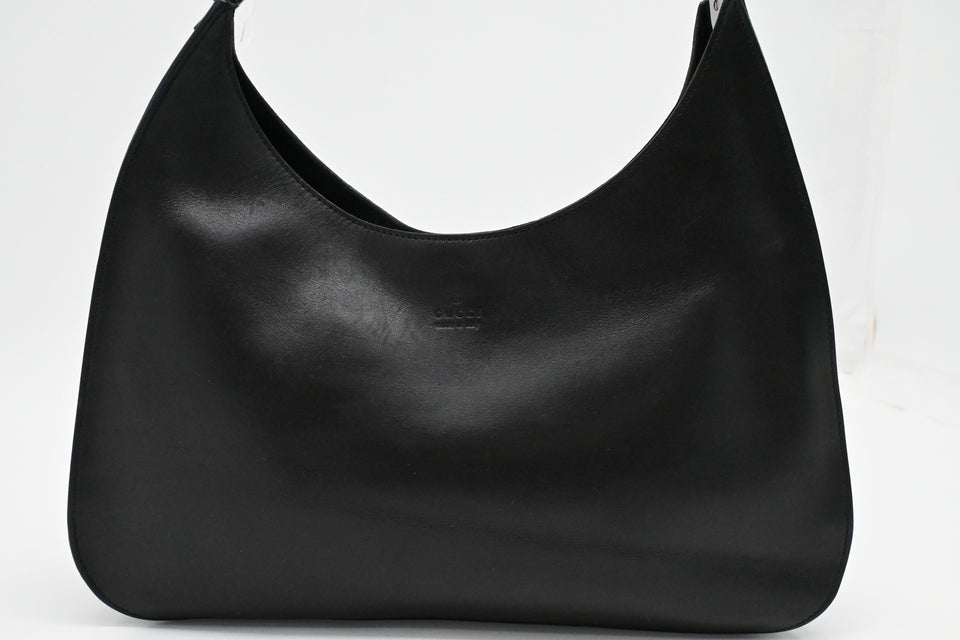 Gucci Shoulder Bag in Black Leather