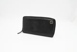 Gucci Long Zippy Wallet in Black Leather
