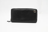 Gucci Long Zippy Wallet in Black Leather