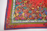 Gucci Floral Scarf in Red Cotton
