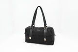 Gucci Shoulder Bag in Black Horsebit Canvas