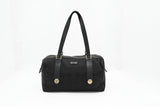 Gucci Shoulder Bag in Black Horsebit Canvas