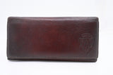 Gucci Long Wallet in Dark Burgundy Leather