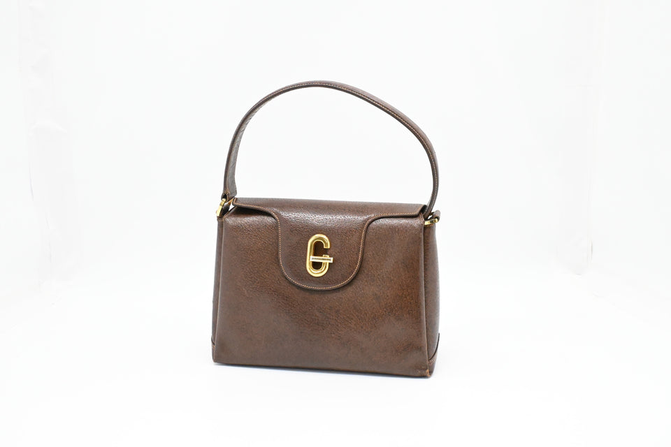 Gucci Handbag in Brown Leather