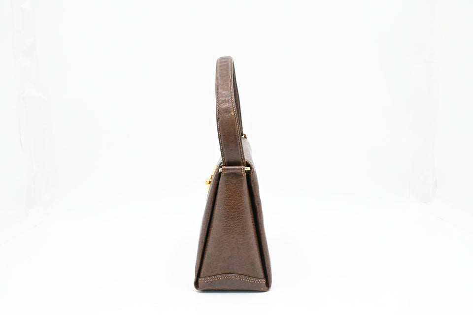 Gucci Handbag in Brown Leather