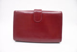 Gucci Clutch in Maroon Leather