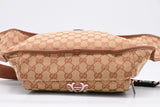 Gucci x MLB LA Waist Bag in Brown GG Canvas