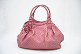 Gucci Sukey Handbag in Pink MicroGuccissima Leather