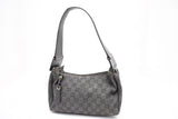 Gucci Shoulder Bag in Black and White GG Canvas