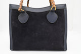 Gucci Medium Diana in Dark Blue Suede