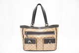 Gucci Tote in Beige Crystal GG Canvas