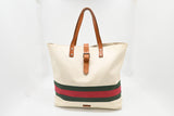 Gucci Tote Bag in White Canvas