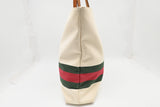 Gucci Tote Bag in White Canvas