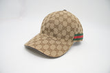 Gucci Cap in Beige GG Canvas