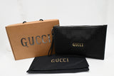 Gucci "Off the Grid" Wristlet Pouch in Black Canvas