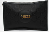 Gucci "Off the Grid" Wristlet Pouch in Black Canvas