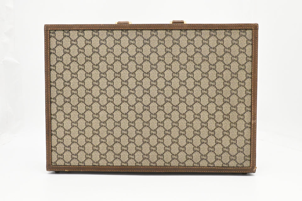 Gucci Plus Briefcase in GG Coated Canvas