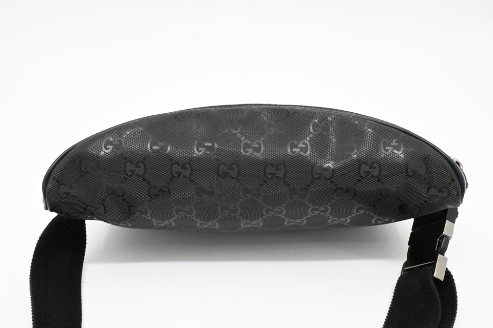 Gucci Bumbag in Black Imprime Canvas