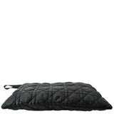 Christian Dior Caro Daily Cannage Calfskin Zipped Pouch Black