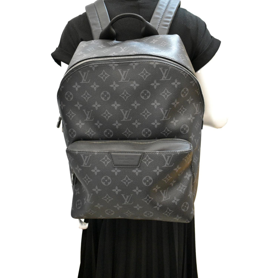 Louis Vuitton Discovery PM Monogram Eclipse Backpack Bag Black