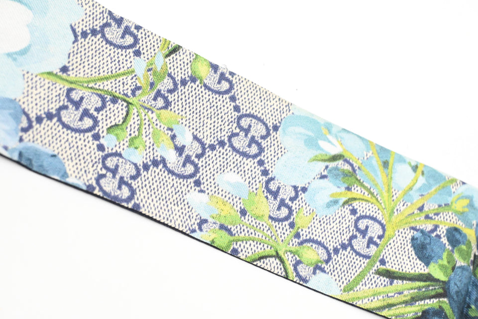 Gucci Twilly in GG Blue Blooms Silk