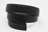 Gucci Belt in Black MicroGuccissima Leather
