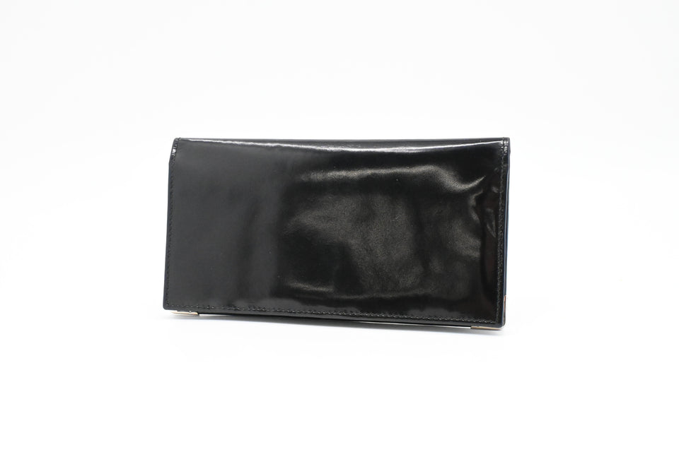 Gucci Bifold Wallet in Black Patent Leather