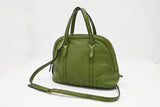 Gucci Dome Shoulder Bag in Green Micro Guccissima Leather