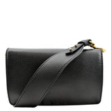 Christian Dior Dio(r)evolution Flap Grained Calfskin Shoulder Bag Black
