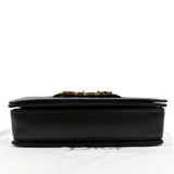 Christian Dior Dio(r)evolution Flap Grained Calfskin Shoulder Bag Black