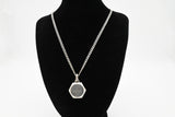 Gucci Hexagon Necklace in Sterling Silver