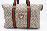 Gucci Plus Shoulder Travel Bag in GG Coated Canvas