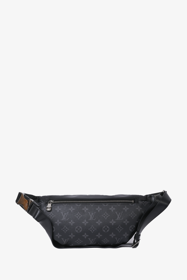 Louis Vuitton 2019 Black Monogram Eclipse Canvas 'Discovery' Bum Bag