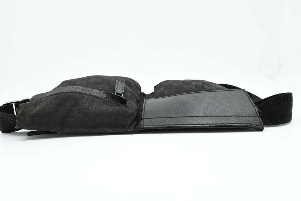 Gucci Bumbag in Black GG Canvas