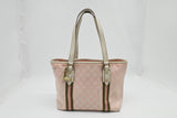 Gucci Tote Bag in Pink GG Canvas