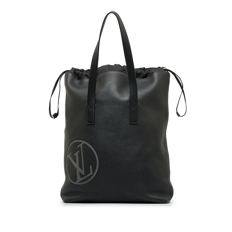 Black Louis Vuitton Taurillon Light Cabas Tote Bag