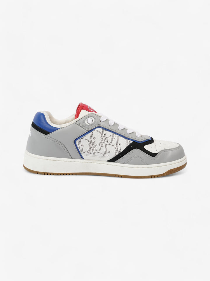 Christian Dior B27 White / Blue / Red Calfskin Leather EU 41.5 UK 7.5