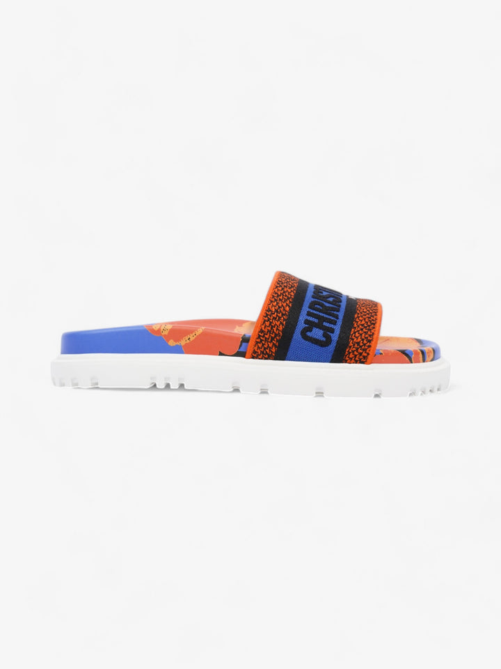 Christian Dior Dway Orange / Blue / Black Cotton EU 37.5 UK 4.5