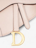 Christian Dior Saddle Belt Pouch Dusty Pink Calfskin Leather